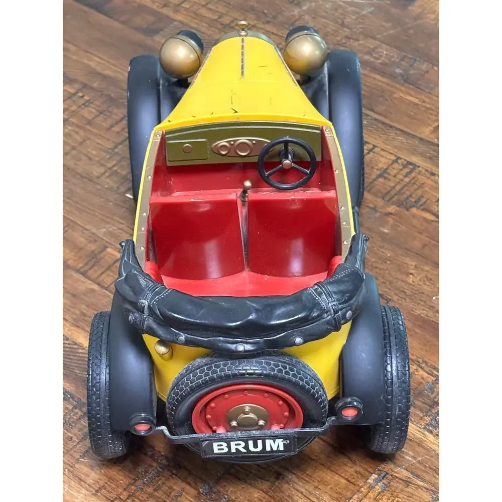 Vintage Radio Shack Brum Convertible Car Roadster Jalopy With Remote
